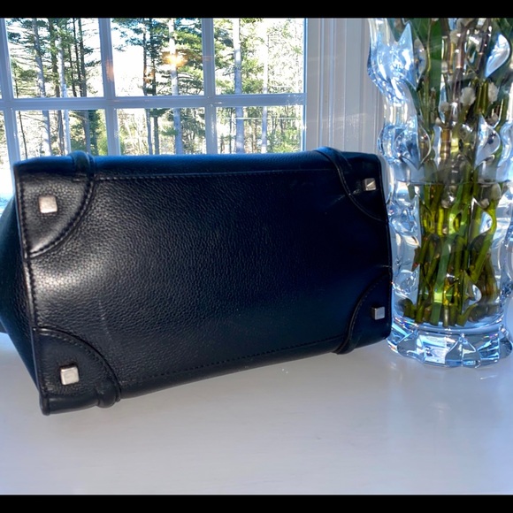 Celine Paris Mini Black Pebble Lambskin Luggage - Picture 7 of 13